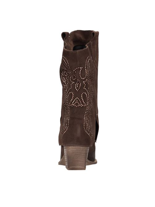 Texan boots in suede and rhinestones DOOP | LOCA CRYSTAL CAM.T.MORO